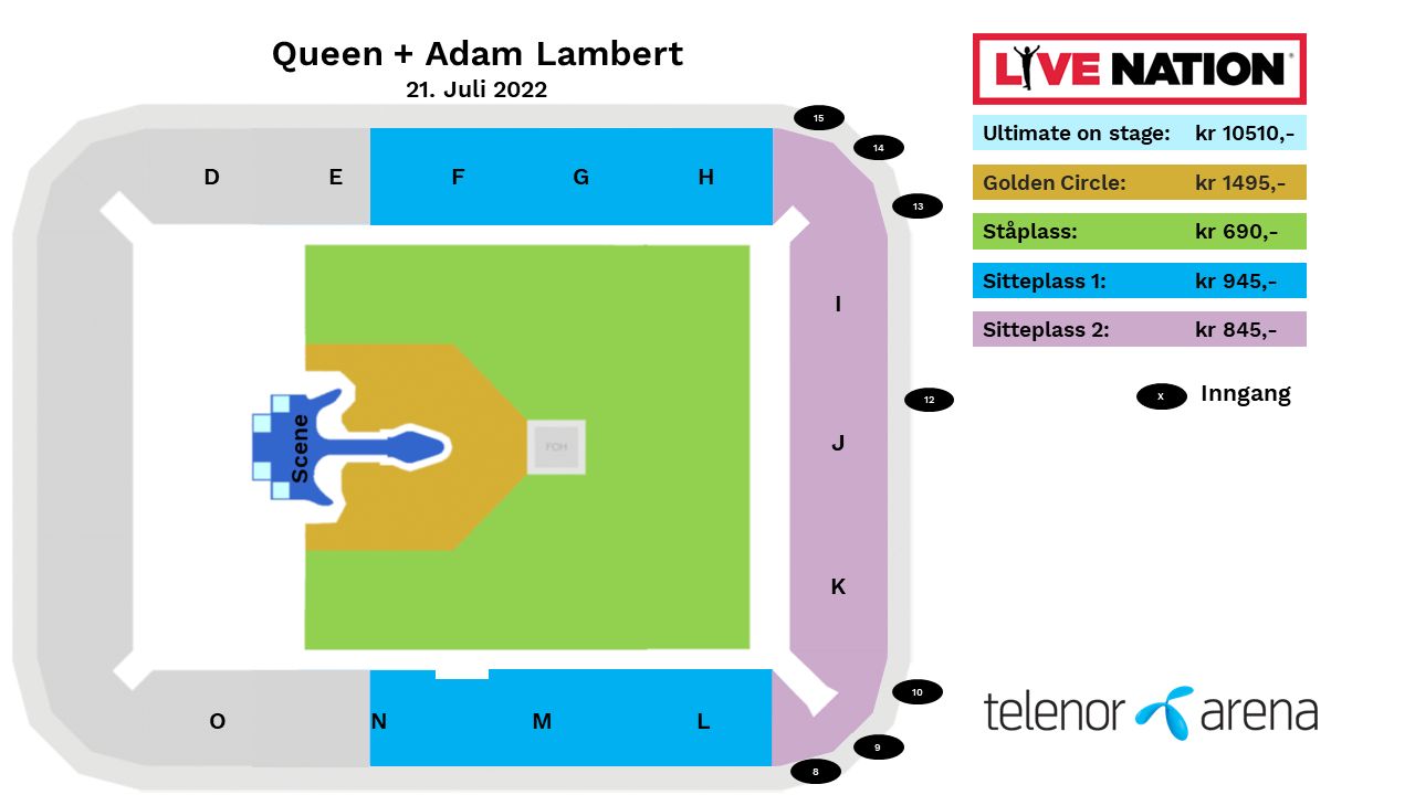 Queen+Adam Lambert - Salkart