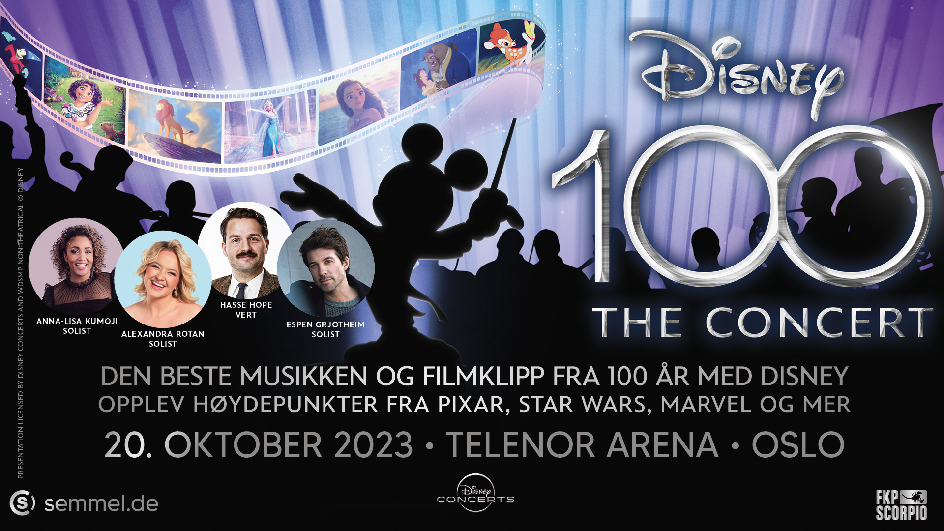 Disney 100: Disney's 100th anniversary live in 2023 at Paris La Défense  Arena 